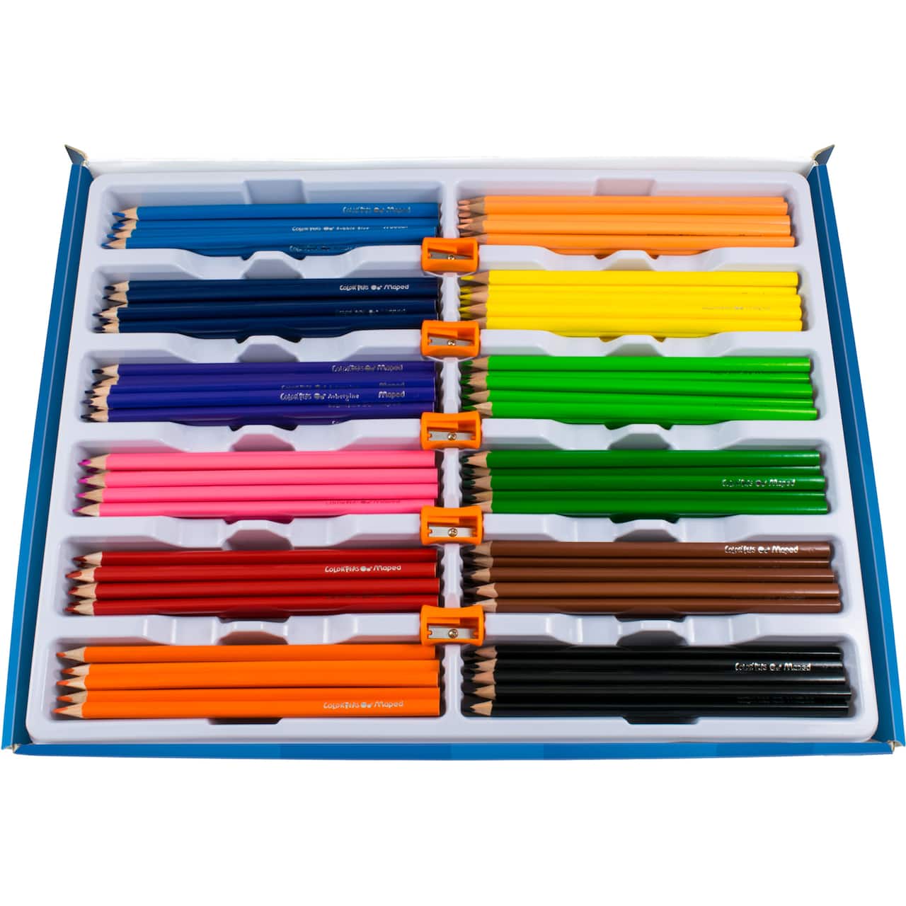 5 Packs: 240 ct. (1,200 total) Maped® Color'Peps Triangular Colored Pencils School Pack